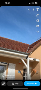 Photo de galerie - Nettoyage de toiture et hydrophuge 