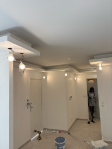 Photo de galerie - Plafond suspendu led cache 