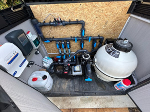 Photo de galerie - Réalisation d'un local technique pour piscine