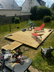 Photo de galerie - Création terrasse 25m2