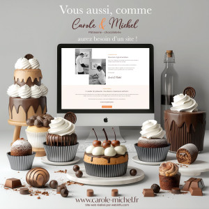 Photo de galerie - Réalisation d'un site vitrine pour un artisan chocolatier pâtissier 