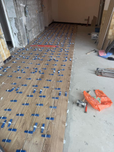 Photo de galerie - Pose de carrelage