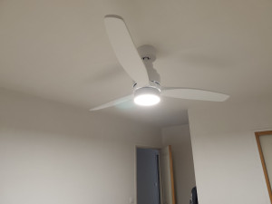 Photo de galerie - Installation ventilateur au plafond