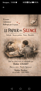 Photo de galerie - Affiche de théâtre A4 + flyer 
