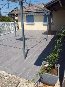 Photo de galerie - Terrasses en carrelage 