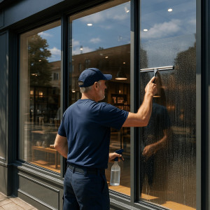 Photo de galerie - Nettoyage vitres