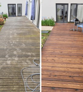 Photo de galerie - Nettoyage de terrasse 