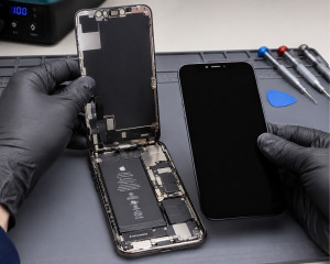 Photo de galerie - Remplacement écran iPhone XR