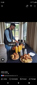 Photo de galerie - Livraison/Préparation 
Buffet Petit déjeuner 