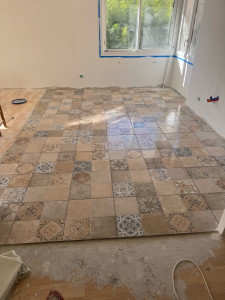 Photo de galerie - Carrelage cuisine