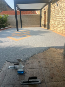 Photo de galerie - Terrasse en Résine 