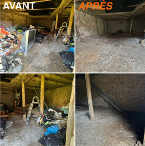 Photo de galerie - Débarras d un garage 