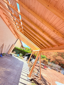 Photo de galerie - Carport en cours de réalisation 