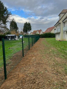 Photo de galerie - Pose de clôture 