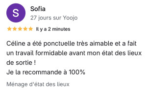 Photo de galerie - Avis d’une autre appli avec qui je travaille 