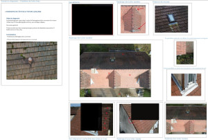 Photo de galerie - Une inspection de toiture par drone