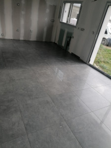 Photo de galerie - Réalisation carrelage 60x60