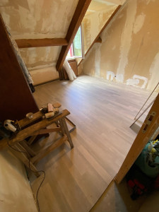 Photo de galerie - Pose de parquet - Revêtement de sol
