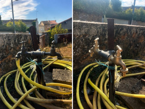 Photo de galerie - Remplacement de deux robinets de puisage 