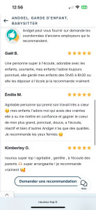 Photo de galerie - Voilà des recommandations employeur avec qui j’ai travaillé 