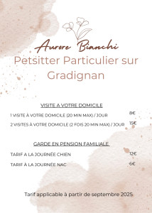 Photo de galerie - Tarification 