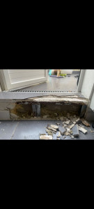 Photo de galerie - Reparation de marche suite a un degat des eau