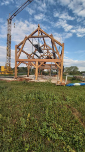 Photo de galerie - Structure bois possible si vous avez une grue et échafaudage 