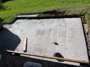 Photo de galerie - Après la dalle coulait