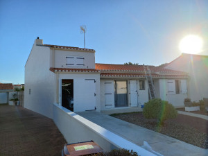 Photo de galerie - Chantier  réalisé petite maison en peinture plastifié 