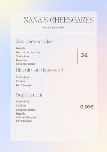Photo de galerie - Vous cherchez quelqu'un pour faire vos cheesecake ? Contactez moi je suis à votre disposition :) !