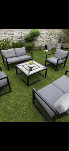 Photo de galerie - Salon de jardin sur mesure 
