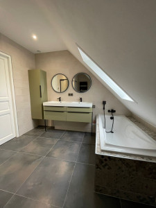 Photo de galerie - Renovation complète de salles de bain 