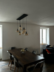 Photo de galerie - Creation d’un nouveau point d’éclairage et pose d’un luminaire 