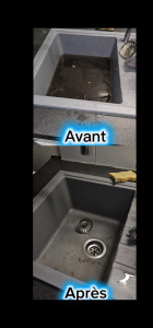 Photo de galerie - Débouchage canalisation évier de cuisine 
