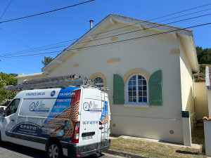 Photo de galerie - Rénovation façade complète façade dessous de toit volet