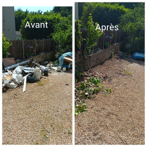 Photo de galerie - évacuation d'encombrants après la fin de chantier 