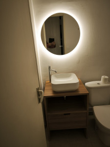 Photo de galerie - Pose meuble vasque complet