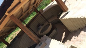 Photo de galerie - Construction spéciale 
Tonnelle d’hiver demi-enterrée avec banquette 