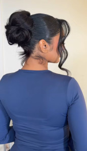 Photo de galerie - Chignon mariée 