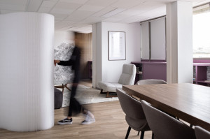 Photo de galerie - Conception, aménagement et décoration d'un espace hybride entreprise
