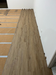 Photo de galerie - Pose de parquet - Revêtement de sol