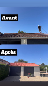 Photo de galerie - Nettoyage et applications d’hydrofuge colorer  