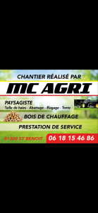 Photo de galerie - Bonjour je propose mes services en paysagiste.. taille de haie tonte de pelouse élagage abattage bois de chauffage 