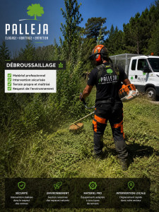 Photo de galerie - Débroussaillage – Élagage – Entretien de vos extérieurs ?  PALLEJA ÉLAGAGE – ABATTAGE – ENTRETIEN intervient pour tous vos travaux de débroussaillage et d’entretien des terrains.