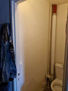 Photo de galerie - Mise en enduit ma pièce wc
