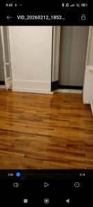 Photo de galerie - Ménage effectué dans appartement haussmannien de 85m2 (parquets revernis, joints refaits, ménage effectué partout et plomberie et cuisine récupérés) 