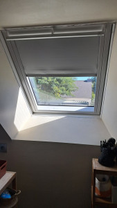 Photo de galerie - Pose de store de Velux