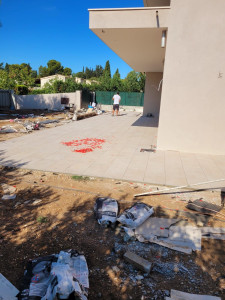 Photo de galerie - Création d'une terrasse extérieure 