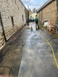 Photo de galerie - Joint  a la chaux pour les murs en pierre 