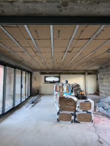 Photo de galerie - Isolation de plafond et mur 
